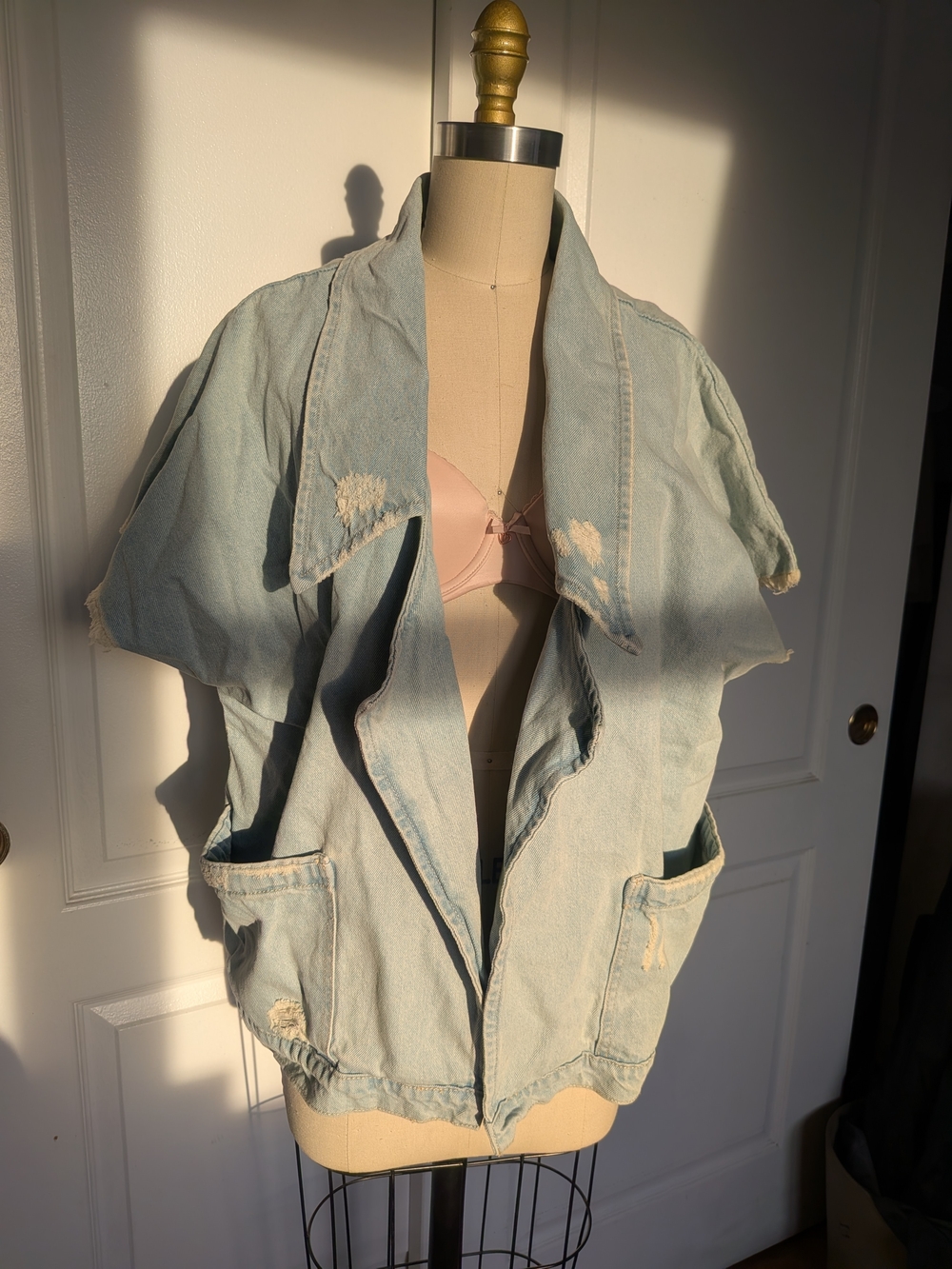 Oversized Denim Jacket - Women